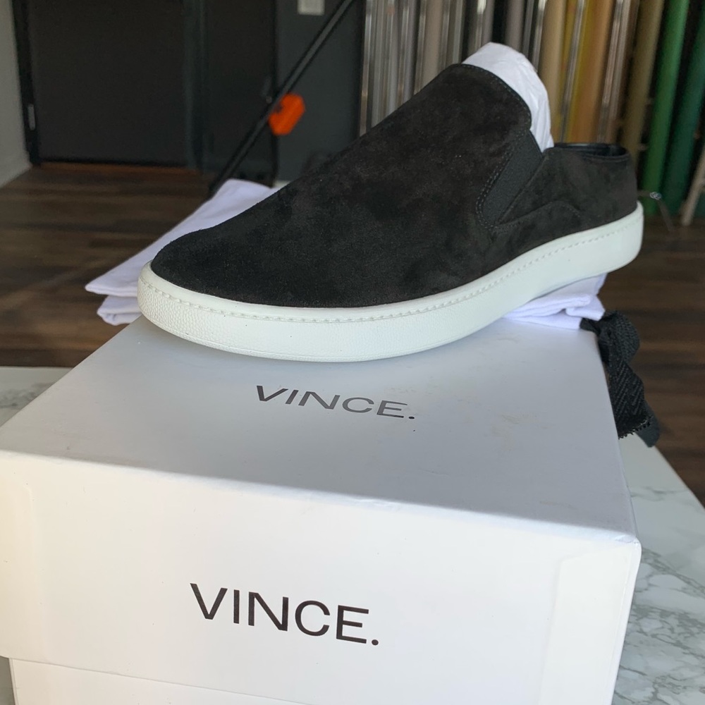 Vince Verrell Suede Slip-On Sneakers